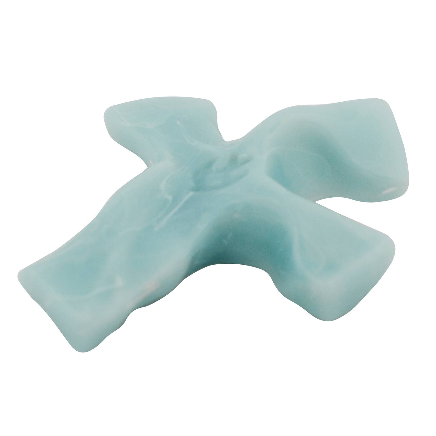 Glacier Blue Clinging Cross