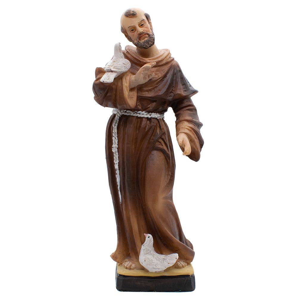 St. Francis of Assisi 8" Resin Statue