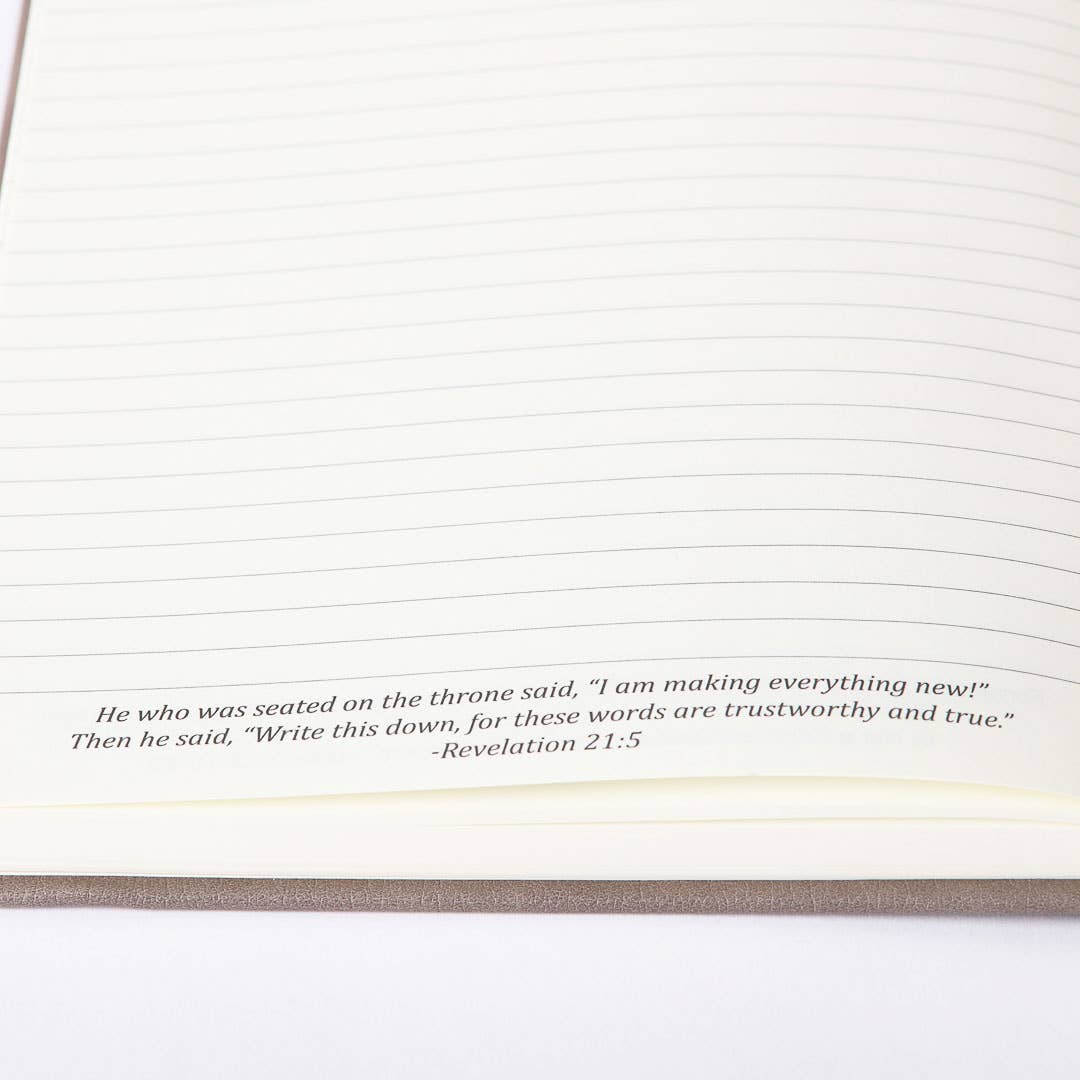 Hard Cover Grey Wineskin Journal (420 Pages)