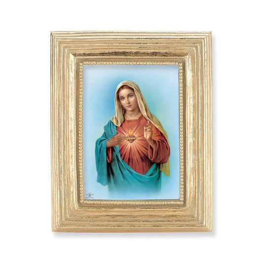 Immaculate Hert of Mary Gold Frame