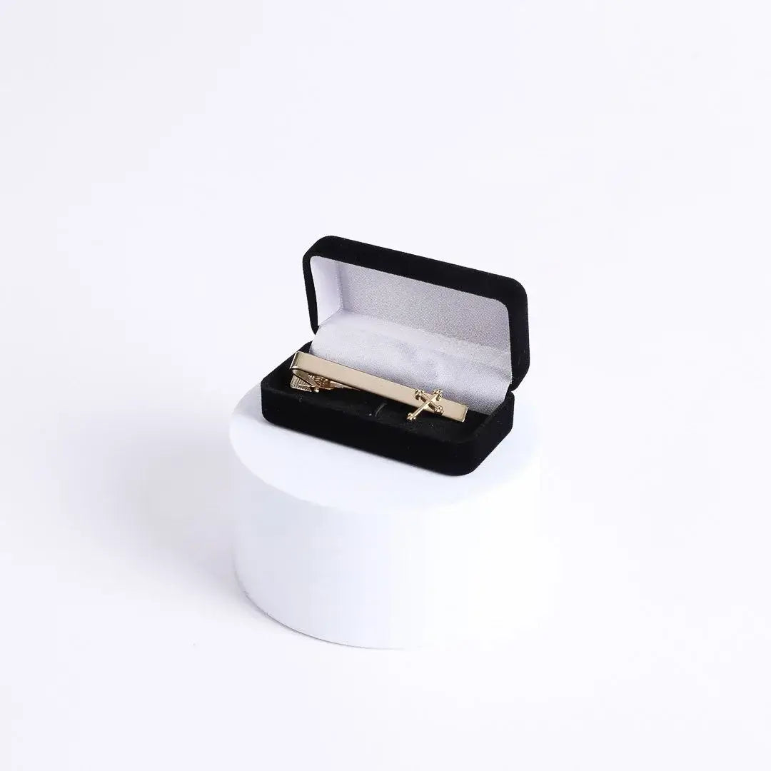 Tie Bar - Cross - Gold