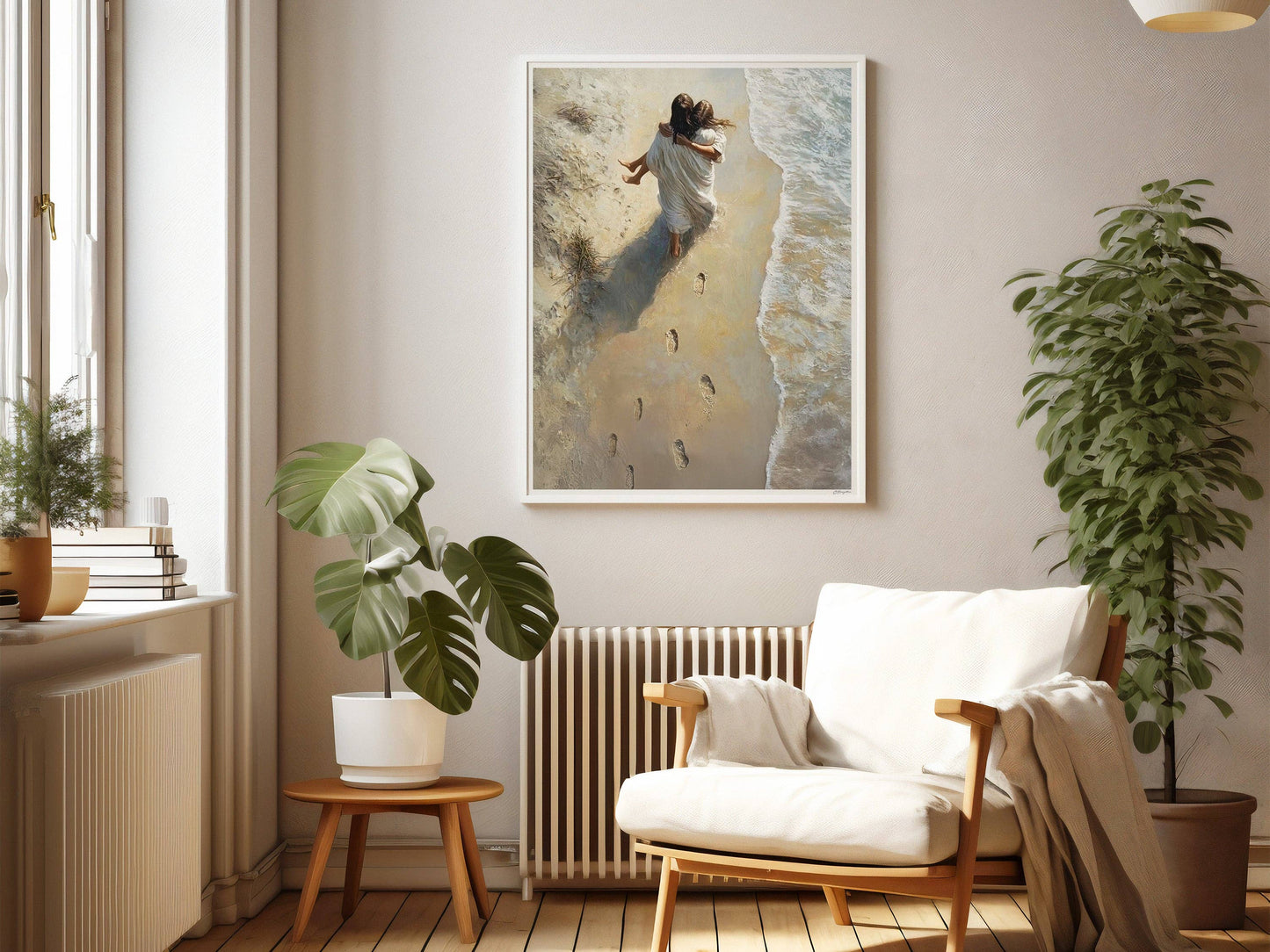 He Carried Me | Signed Handmade Art Print