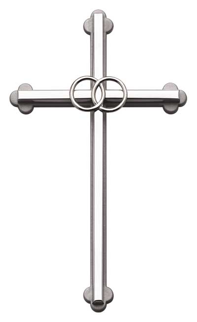 Silver Wedding Cross