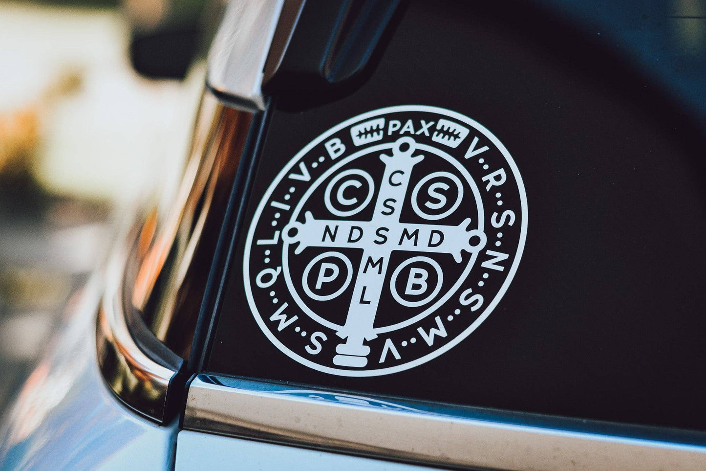 Saint Benedict Medal Decal