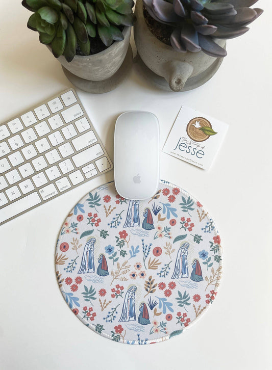 Our Lady of Lourdes Mouse Pad