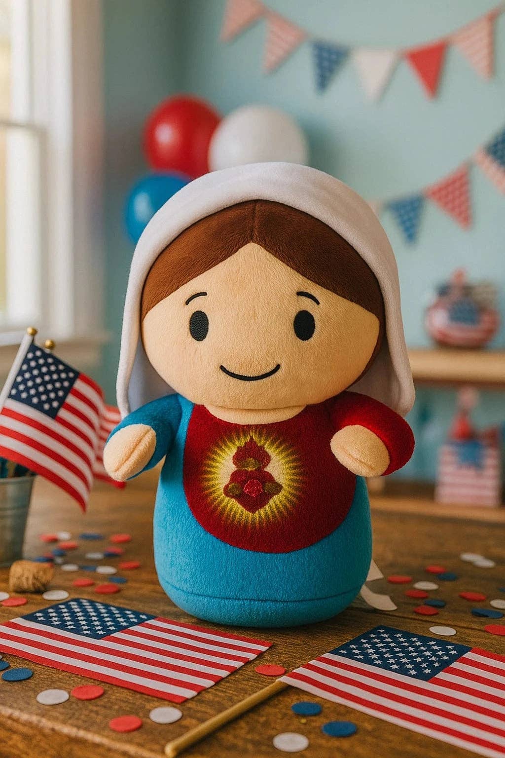 Immaculate Heart of Mary Plush Doll