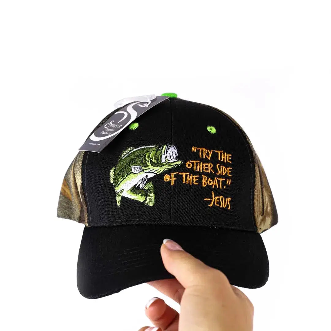 Fisher of Men Cap - Black and Camo
