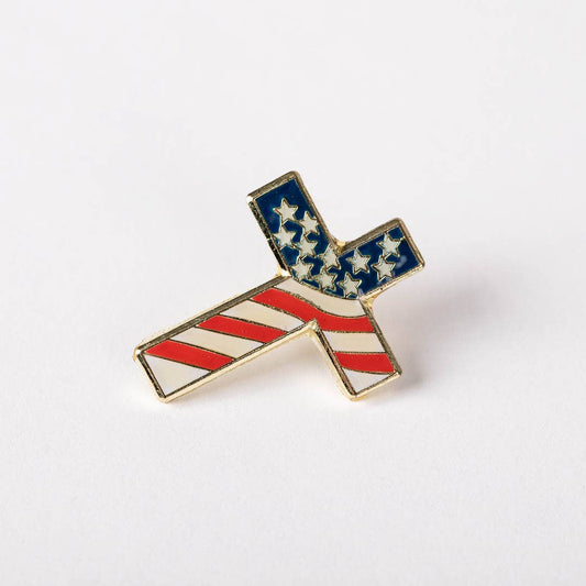 Lapel Pin Cross Of America