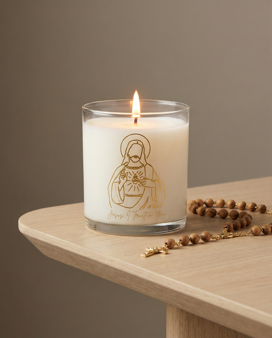 Jesus, I Trust in You Soy Candle