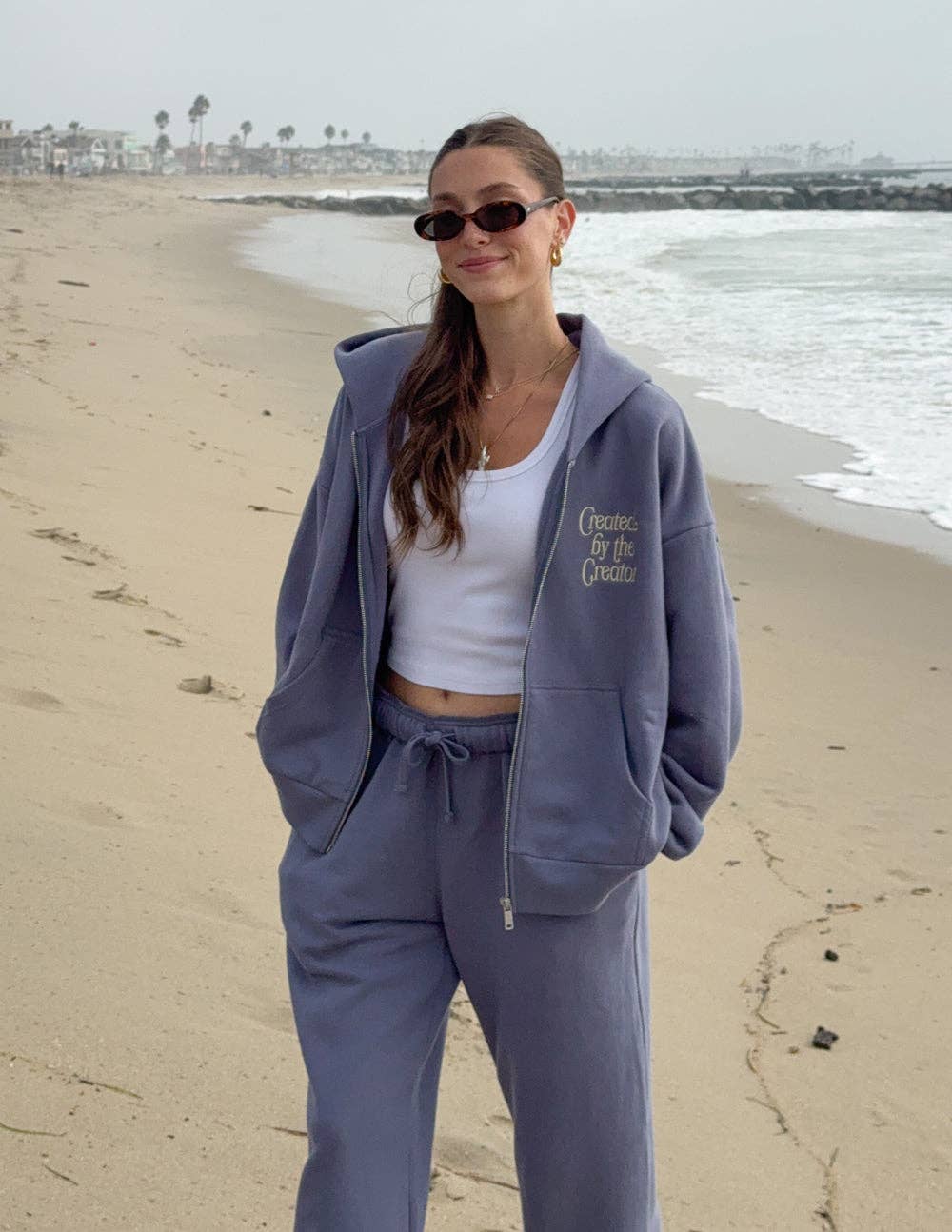 Created by the Creator Plum Full-Zip Hoodie