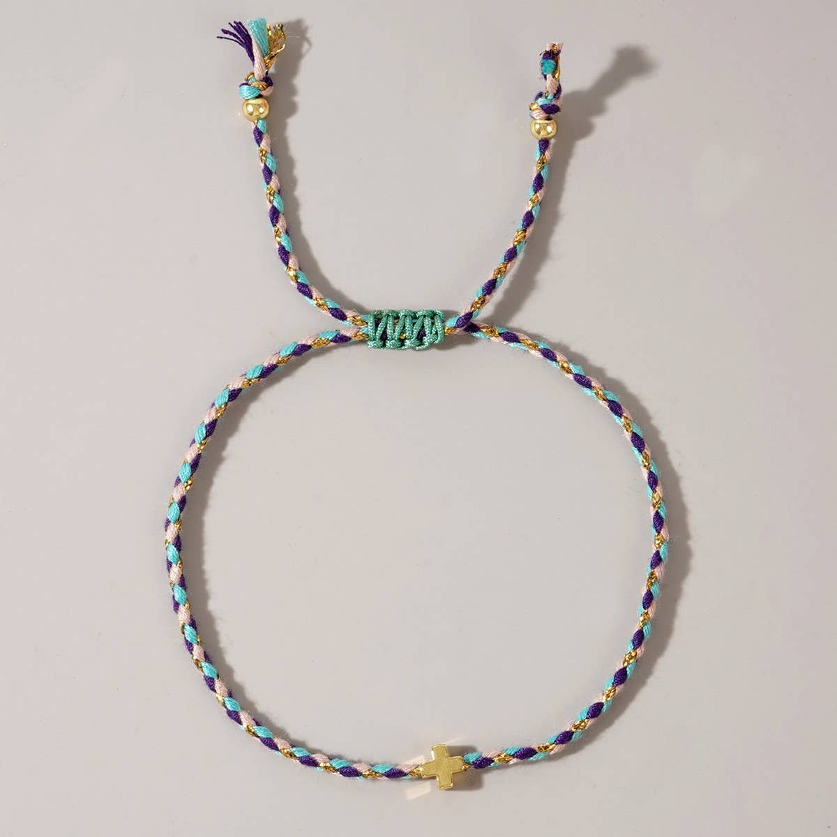 Cotton Cross Bracelet