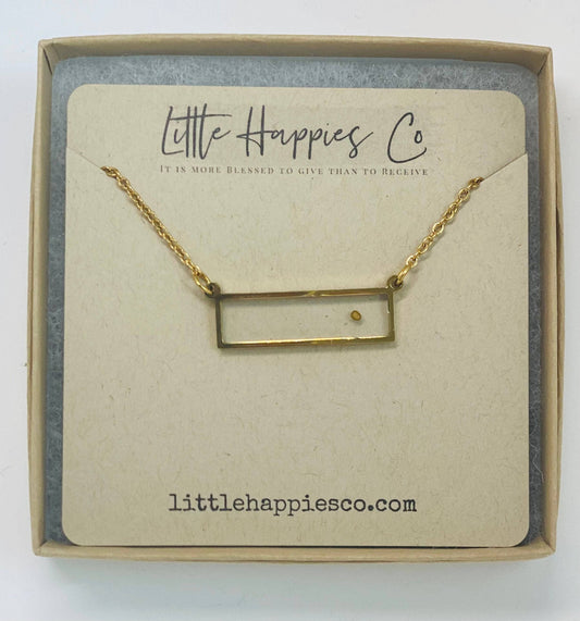 Real Mustard Seed Necklace