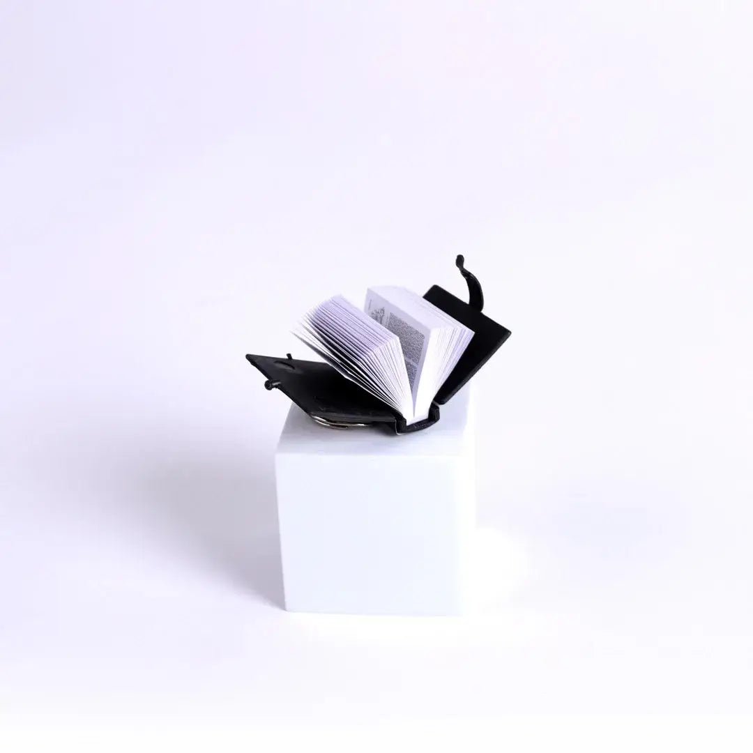 Mini Bible Keychain Black - 6Pk