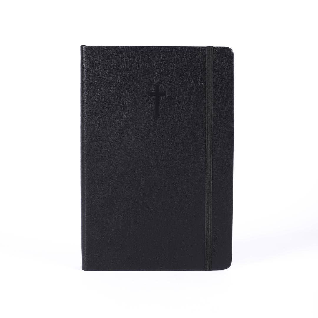 Hardcover Black Wineskin Journal (420 Pages)