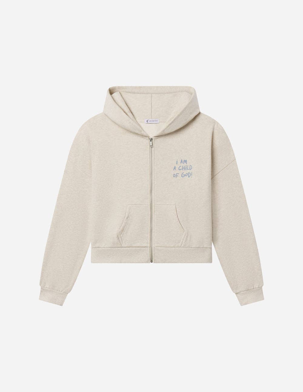 Child of God Eggshell Full-Zip Hoodie