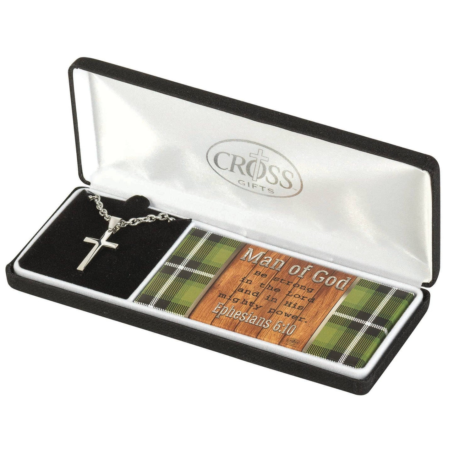 Cross Necklace 24" Chain