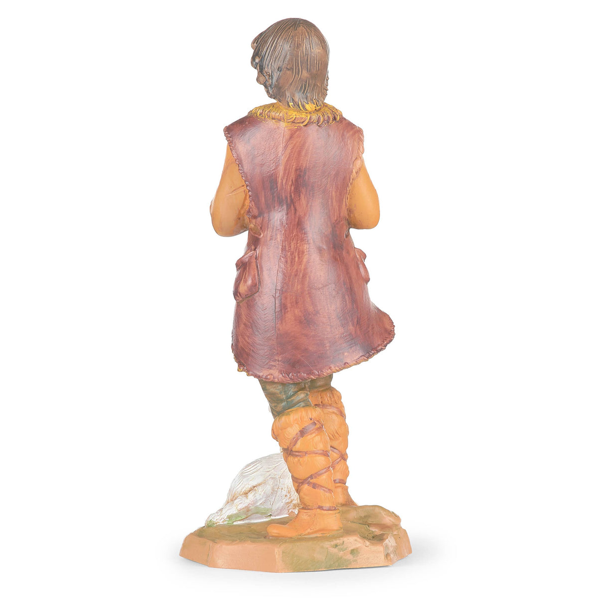 Fontanini 5" Scale Paul, Shepherd With Sheep Nativity Figure