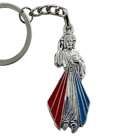 Keychain - Divine Mercy 3" 