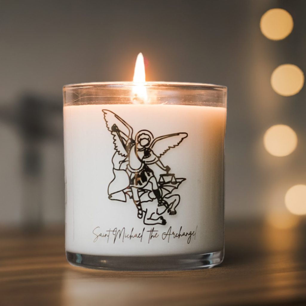 Saint Michael the Archangel Soy Candle