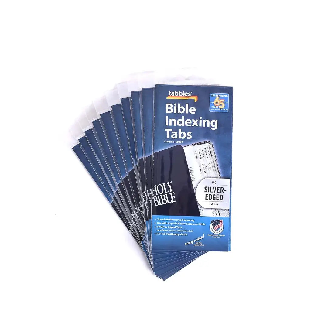 Bible Index Tabs Silver Tabbies
