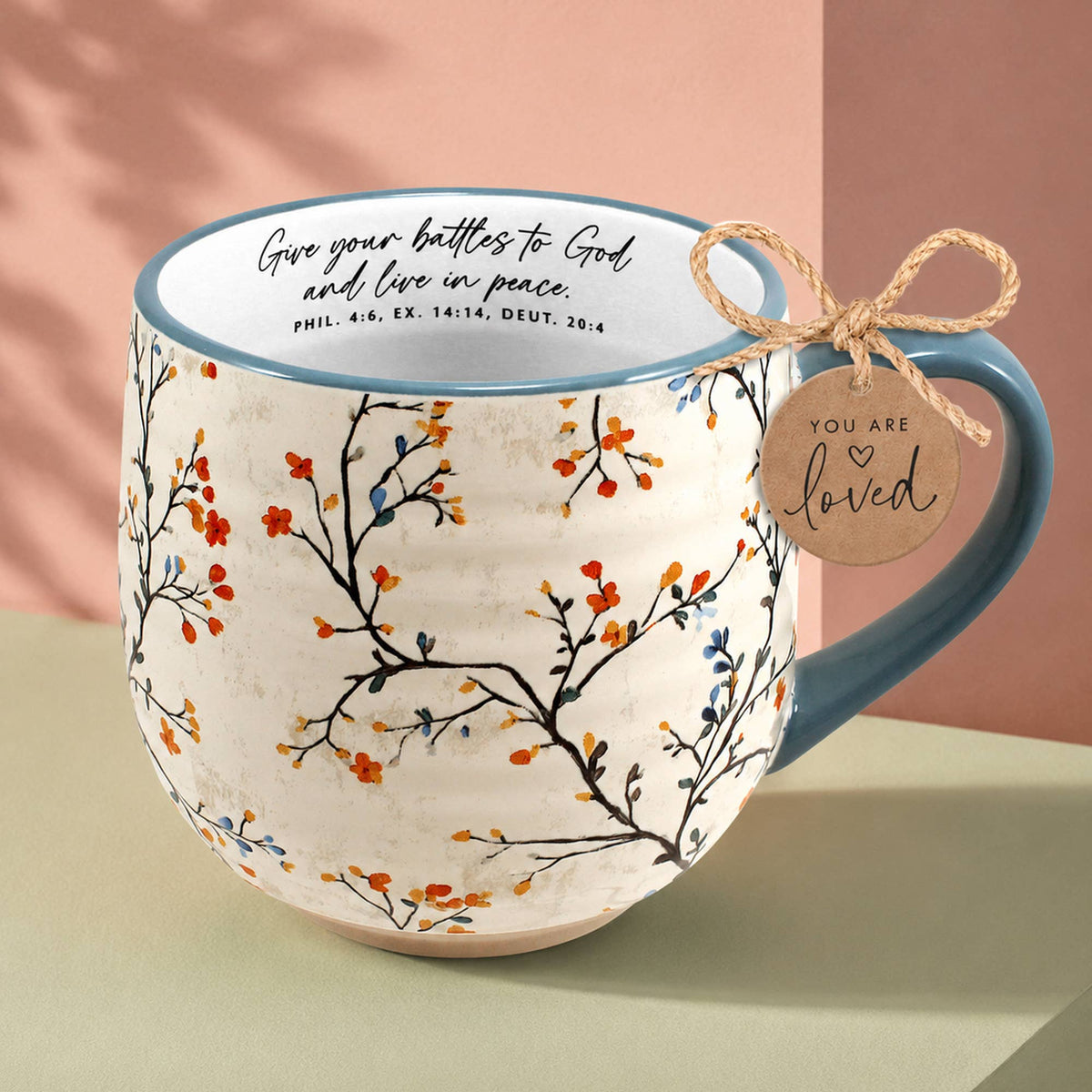Give Your Battles Mug Blooming Joy