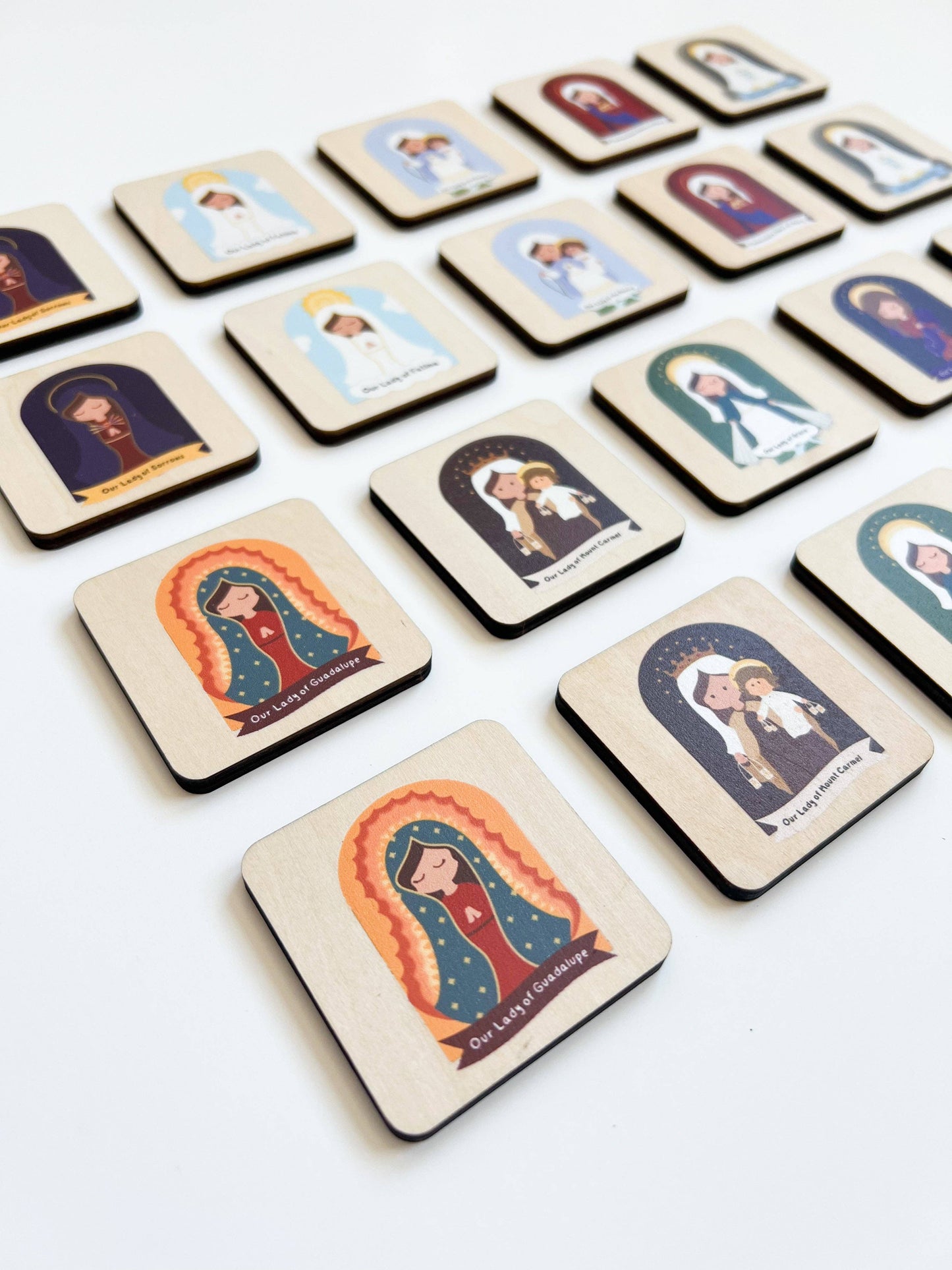 Mary Matching Wooden Game