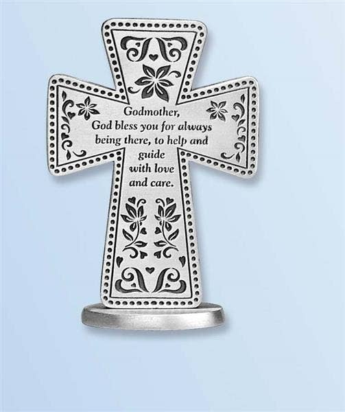 Standing Message Cross for Godmothers
