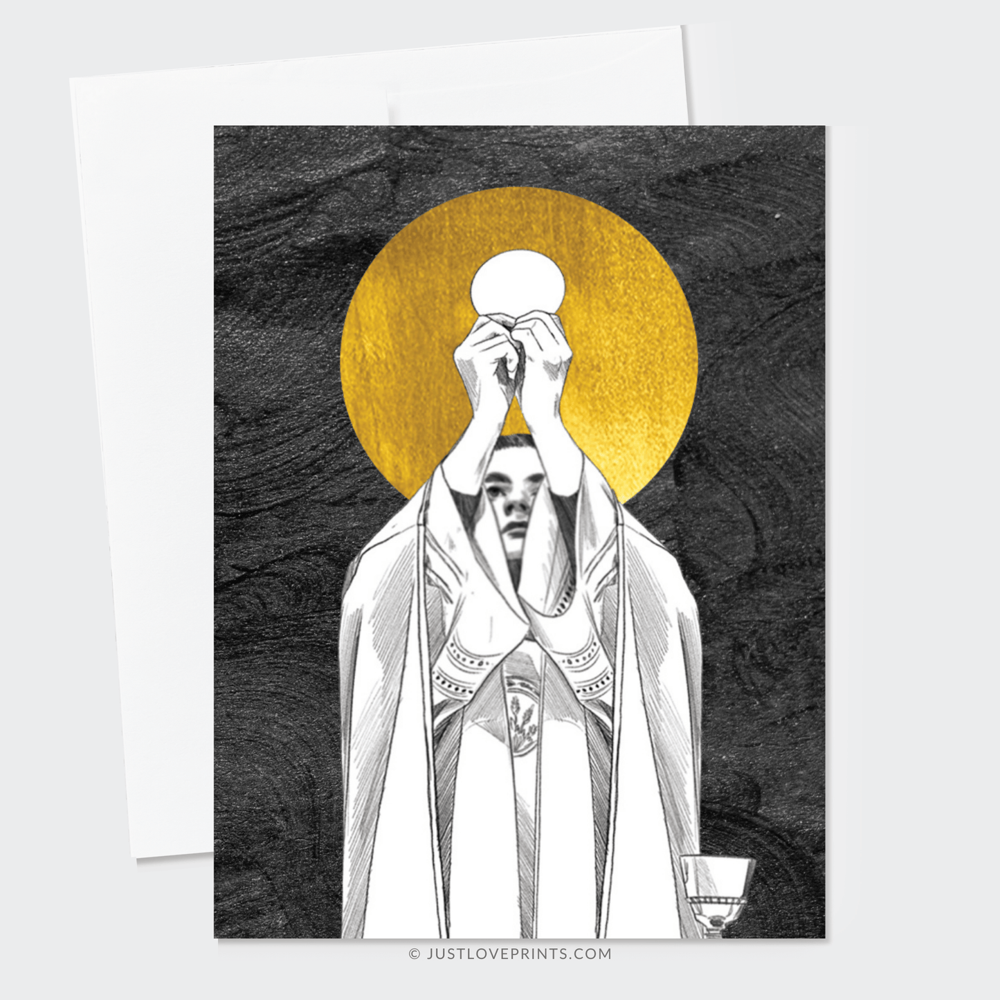 Catholic Priest Greeting Card