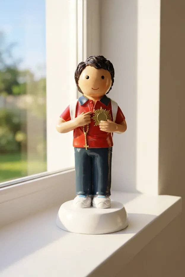 Saint Carlo Acutis Miniature Saint Statue