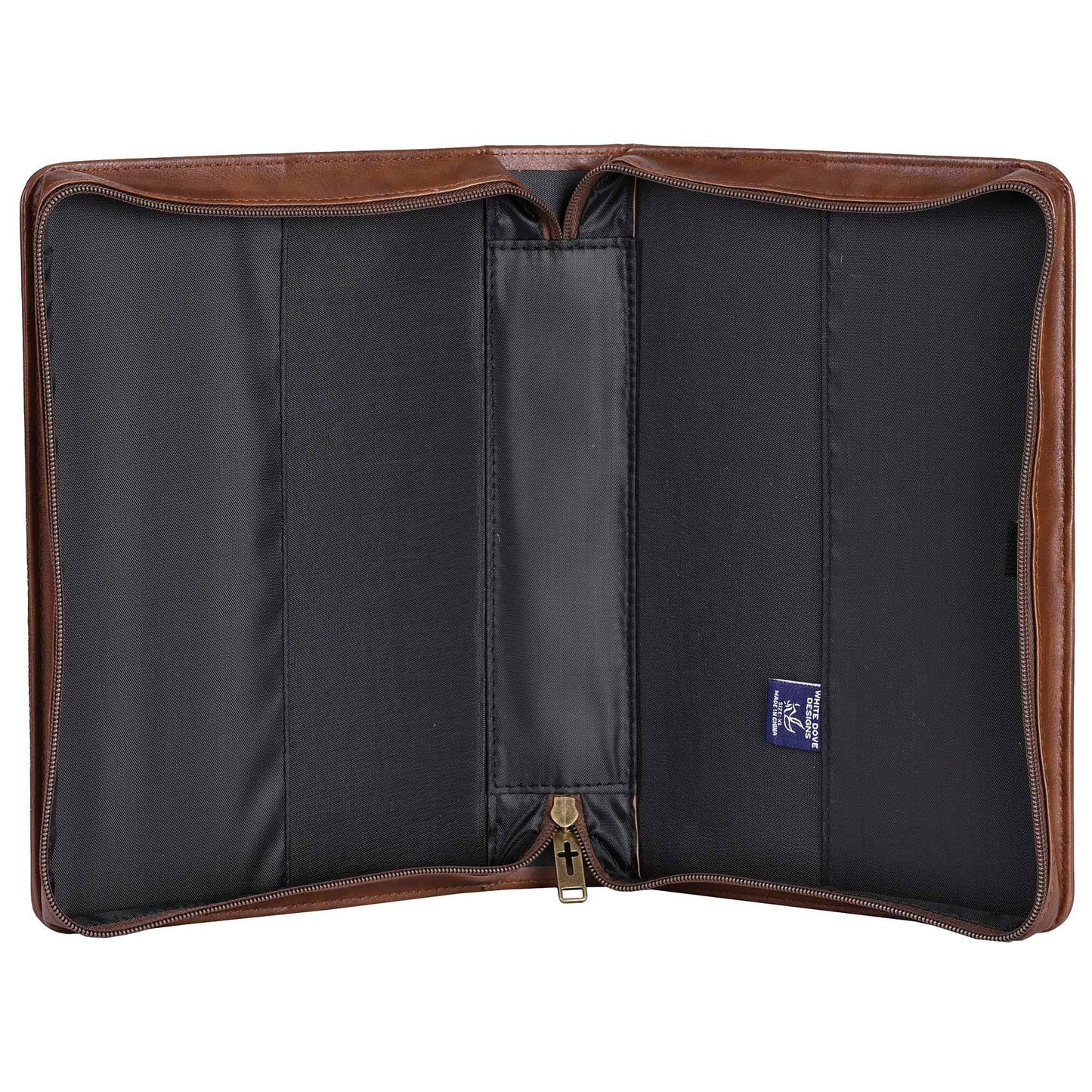 White Dove Bible Case For I Know The Plans Brown Lg