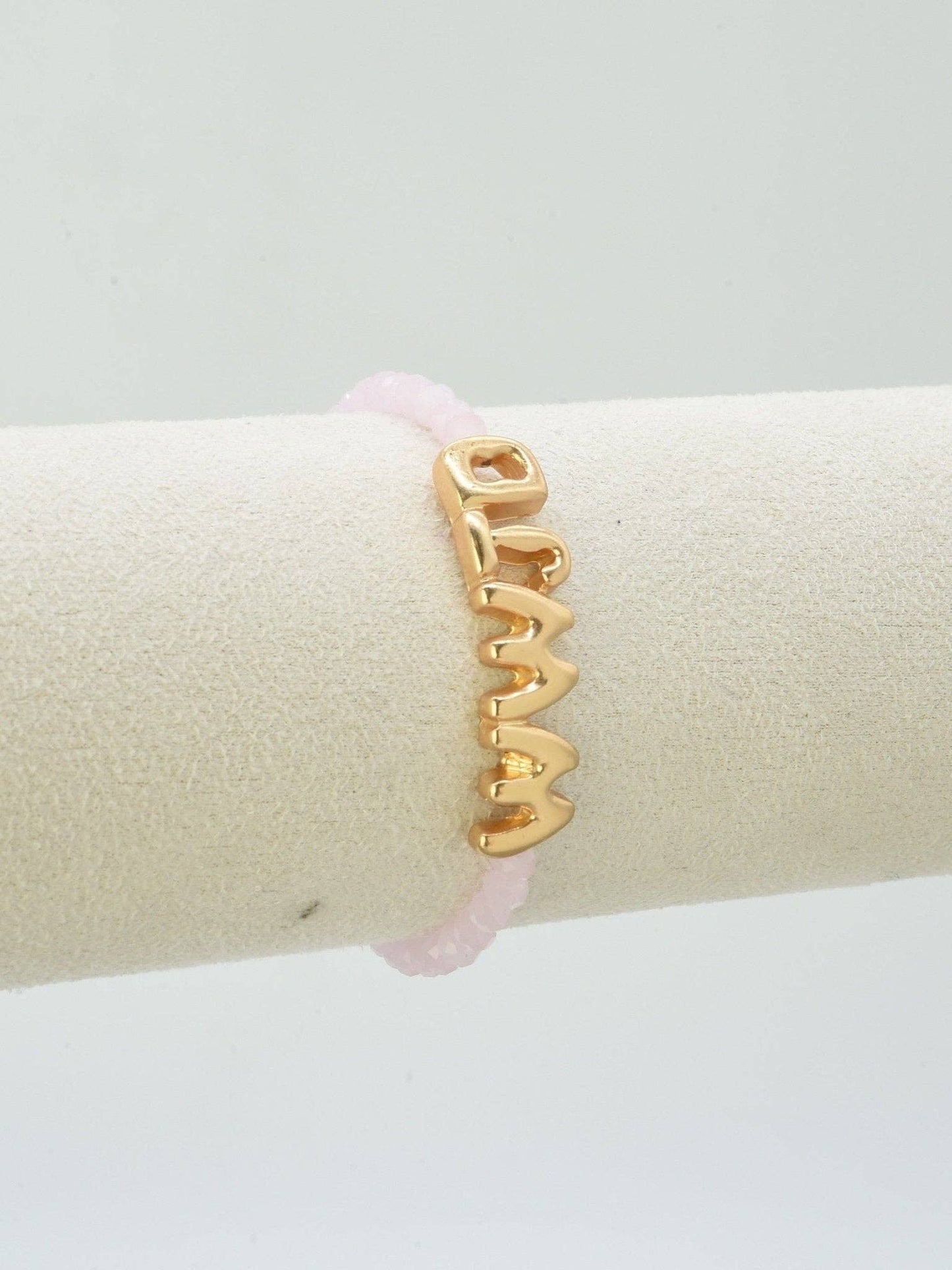 CB2309 WWJD Glass Bead Bracelet