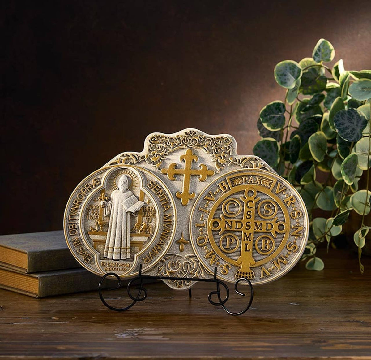 Saint Benedict Medal Plaque