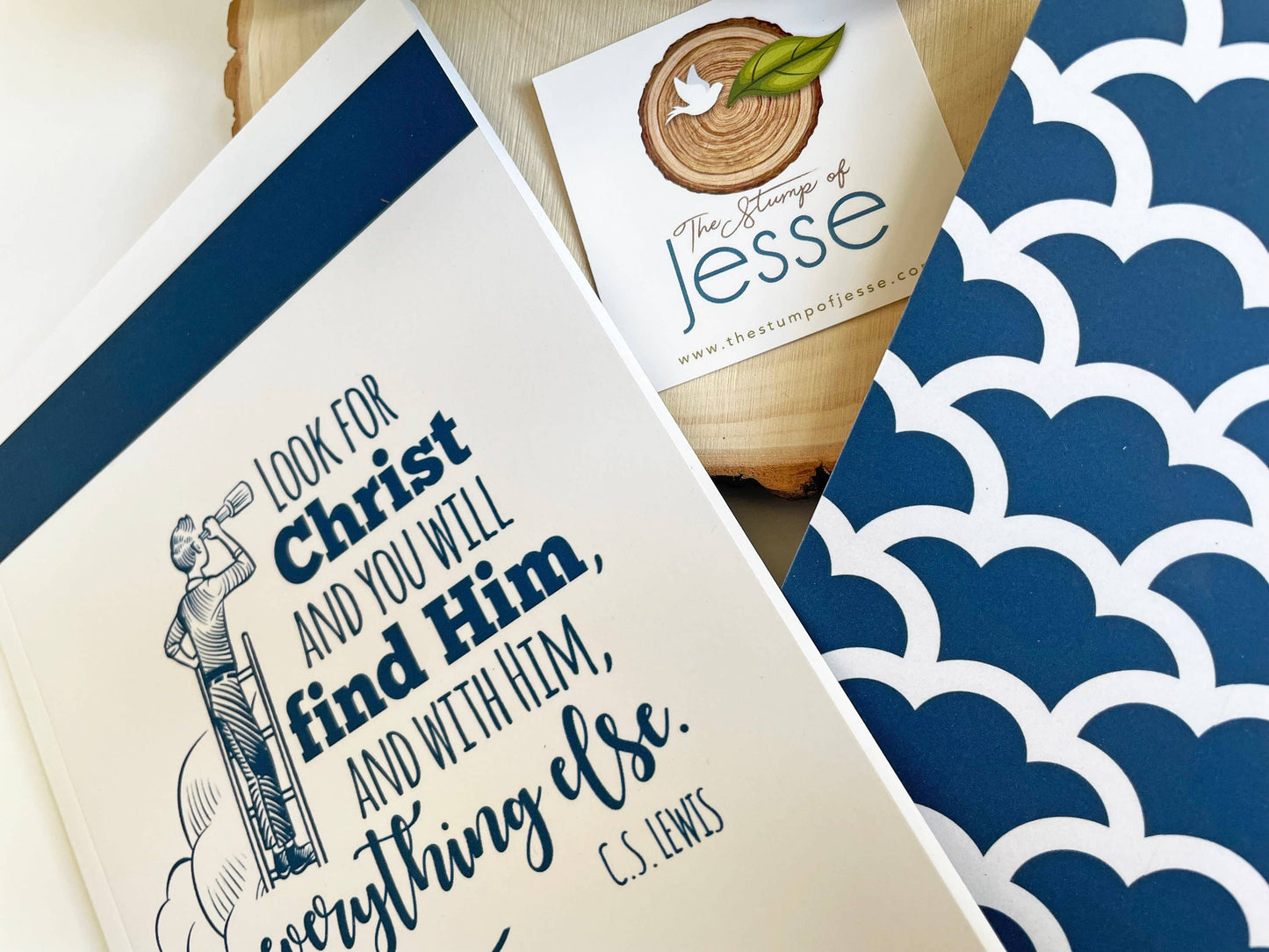 C.S. Lewis Quote Notebook & Journal I Catholic Gift
