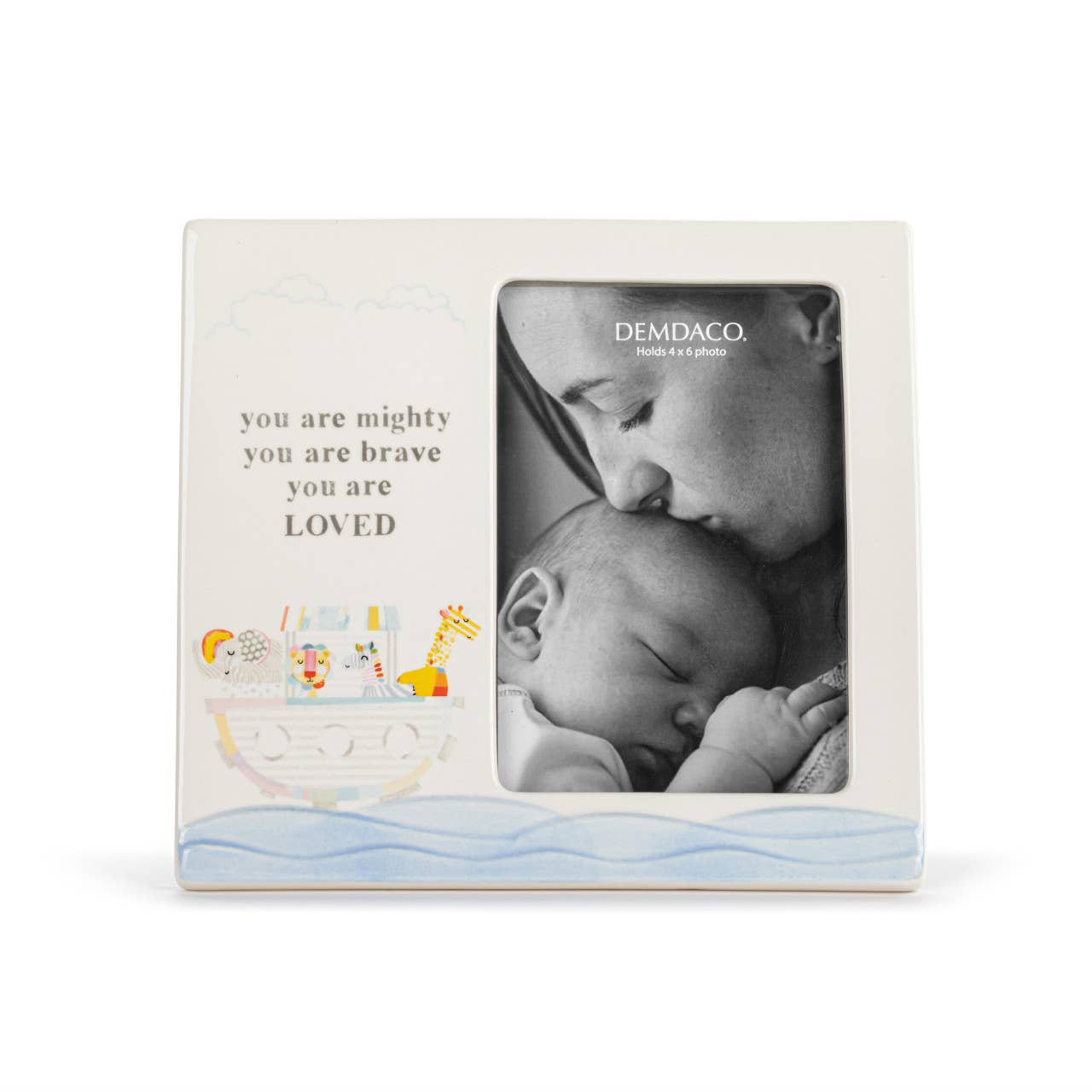 Noah's Ark Ceramic Frame - 8x7in