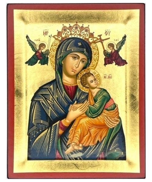 Virgin Mary Perpetual Help Silk Screen Icon