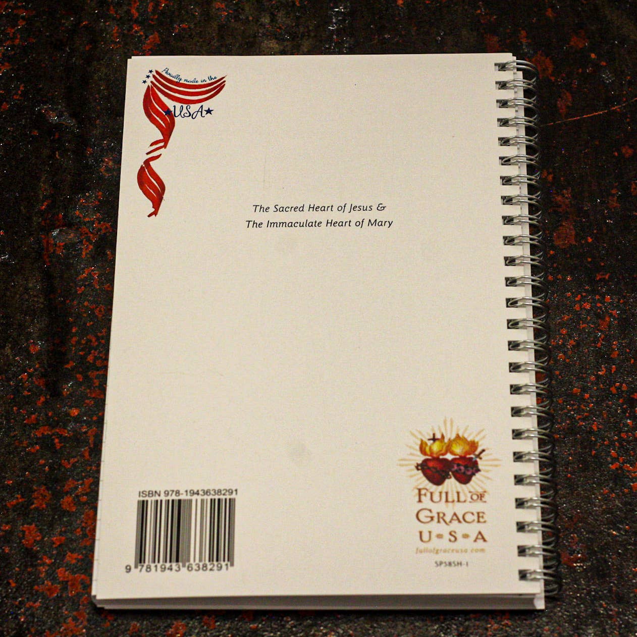 Two Sacred Hearts (black) Journal
