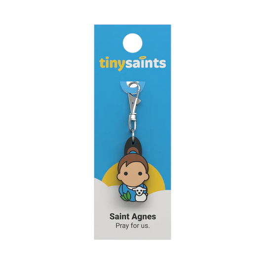 Tiny Saints Charm Saint Agnes