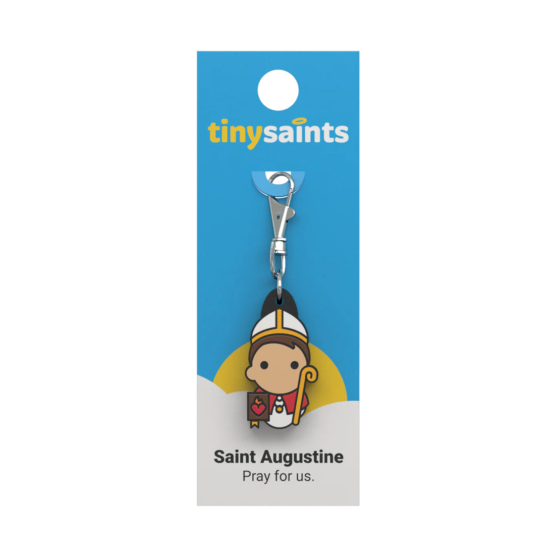 Tiny Saints Charm Saint Augustine