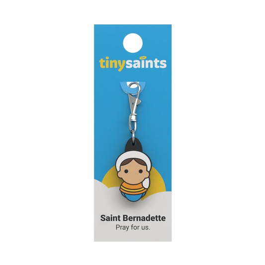 Tiny Saints Charm Saint Bernadette