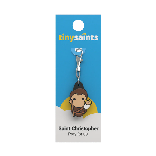 Tiny Saints Charm Saint Christopher