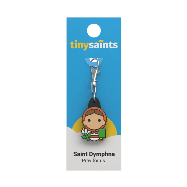 Tiny Saints Charm Saint Dymphna