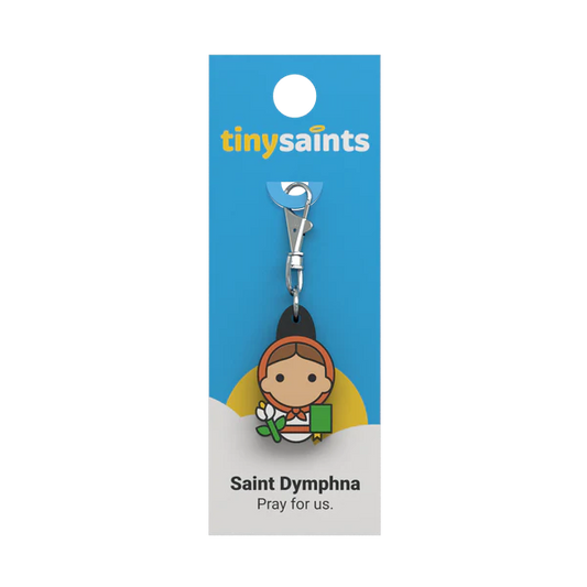 Tiny Saints Charm Saint Dymphna