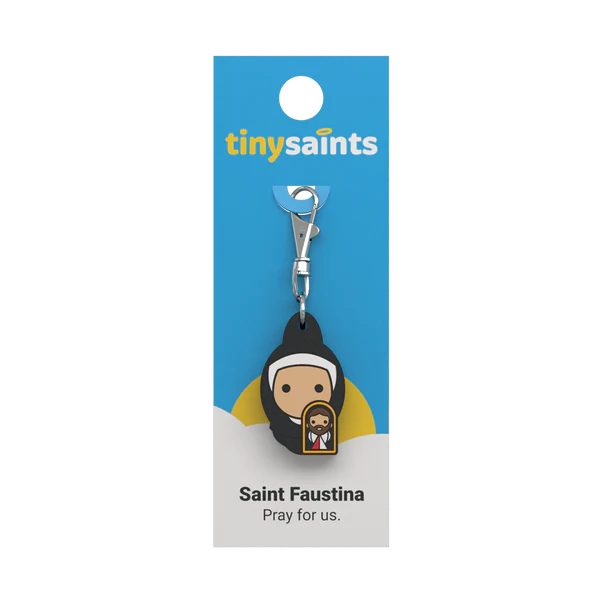 Tiny Saints Charm Saint Faustina