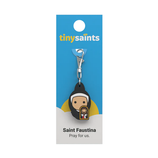 Tiny Saints Charm Saint Faustina
