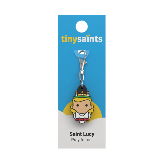 Tiny Saints Charm Saint Lucy