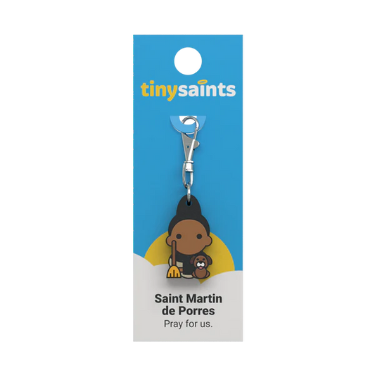 Tiny Saints Charm Saint Martin de Porres