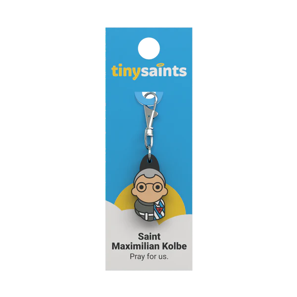 Tiny Saints Charm Saint Maximillian Kolbe
