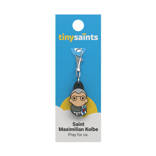 Tiny Saints Charm Saint Maximillian Kolbe