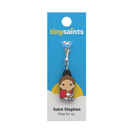 Tiny Saints Charm Saint Stephen