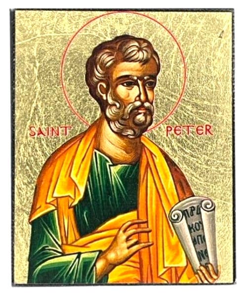 Saint Peter Silk Screen Icon Magnet